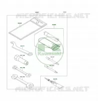 OUTIL UTILISATEUR pour Kawasaki KLF300 4X4 1989