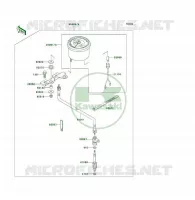 PIECE EN OPTION(COMPTEUR) pour Kawasaki KLF300 4X4 1989