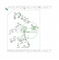 PIECE EN OPTION(PHARE) pour Kawasaki KLF300 4X4 1989