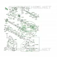 PIGNON CONIQUE AVANT pour Kawasaki KLF300 4X4 1989