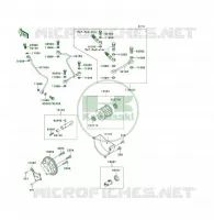 POMPE A HUILE/FILTRE &Agrave; HUILE pour Kawasaki KLF300 4X4 1989