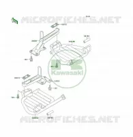REPOSE PIED pour Kawasaki KLF300 4X4 1989