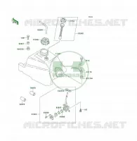 RESERVOIR CARBURANT pour Kawasaki KLF300 4X4 1989