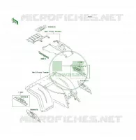 STICKER pour Kawasaki KLF300 4X4 1989
