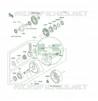 VILEBREQUIN pour Kawasaki KLF300 4X4 1989