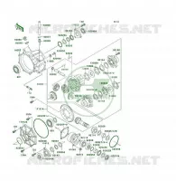 ARBRE DE TRANSMISSION(DIFFERENTIEL) pour Kawasaki KLF300 4X4 1989
