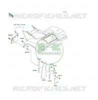 BAVETTE pour Kawasaki KLF300 4X4 1989