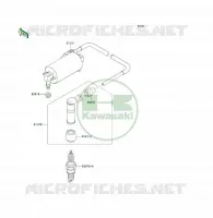 BOBINE D'ALLUMAGE pour Kawasaki KLF300 4X4 1989