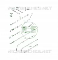CABLE pour Kawasaki KLF300 4X4 1989