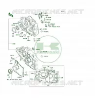 CARTER MOTEUR(S) pour Kawasaki KLF300 4X4 1989