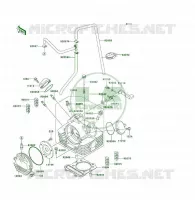 CULASSE pour Kawasaki KLF300 4X4 1989
