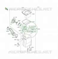 FILTRE &Agrave; AIR pour Kawasaki KLF300 4X4 1989