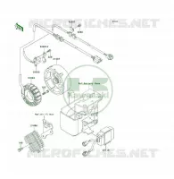 G&Eacute;N&Eacute;RATEUR pour Kawasaki KLF300 4X4 1989