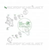 MOYEU AVANT pour Kawasaki KLF300 4X4 1989
