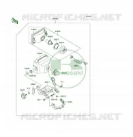 PIECE EN OPTION(OPTIQUE) pour Kawasaki KLF300 4X4 1989