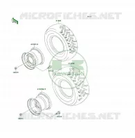 PNEUS pour Kawasaki KLF300 4X4 1989