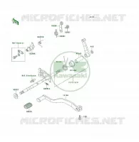 SELECTEUR pour Kawasaki KLF300 4X4 1989