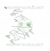 STICKER pour Kawasaki KLF300 4X4 1989