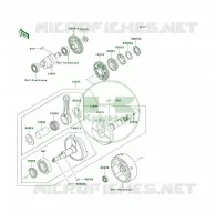 VILEBREQUIN pour Kawasaki KLF300 4X4 1989