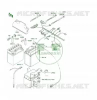 CHASSIS EQUIPMENT ELECTRIQUE pour Kawasaki KLF300 4X4 1992