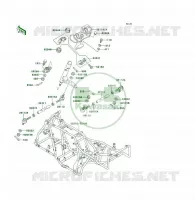 CH&Acirc;SSIS pour Kawasaki KLF300 4X4 1992