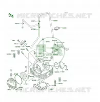 CULASSE pour Kawasaki KLF300 4X4 1992