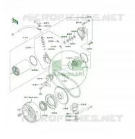 D&Eacute;MARREUR pour Kawasaki KLF300 4X4 1992