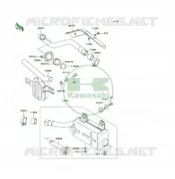 &Eacute;CHAPPEMENT pour Kawasaki KLF300 4X4 1992