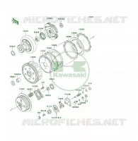 EMBRAYAGE pour Kawasaki KLF300 4X4 1992