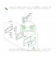 FEUX ARRI&Egrave;RE(S) pour Kawasaki KLF300 4X4 1992