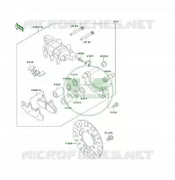 FREIN AVANT pour Kawasaki KLF300 4X4 1992