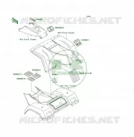 LABEL pour Kawasaki KLF300 4X4 1992
