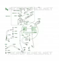 MAITRE CYLINDRE AV pour Kawasaki KLF300 4X4 1992