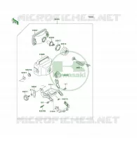 PIECE EN OPTION(PHARE) pour Kawasaki KLF300 4X4 1992