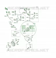POMPE A HUILE/FILTRE &Agrave; HUILE pour Kawasaki KLF300 4X4 1992
