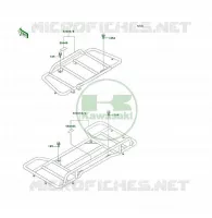 PORTE BAGAGE (S) pour Kawasaki KLF300 4X4 1992