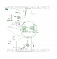 RESERVOIR CARBURANT pour Kawasaki KLF300 4X4 1992