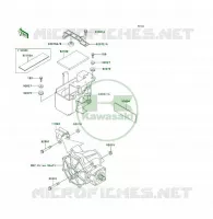 SUPPORT BATTERIE pour Kawasaki KLF300 4X4 1992