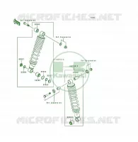 AMORTISSEUR pour Kawasaki KSF250 1997