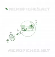 BALANCIER pour Kawasaki KSF250 1997