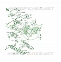 BRAS OSCILLANT pour Kawasaki KSF250 1997