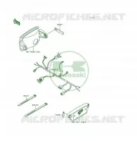 CHASSIS EQUIPMENT ELECTRIQUE pour Kawasaki KSF250 1997
