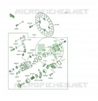 FREIN ARRIERE pour Kawasaki KSF250 1997