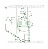 MAITRE CYLINDRE ARRI&Egrave;RE pour Kawasaki KSF250 1997
