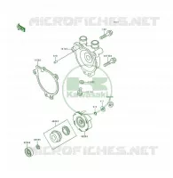 POMPE &Agrave; EAU pour Kawasaki KSF250 1997