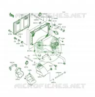 RADIATEUR pour Kawasaki KSF250 1997