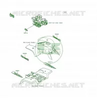 STICKER pour Kawasaki KSF250 1997