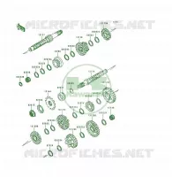 TRANSMISSION( SF250AE026491) pour Kawasaki KSF250 1997