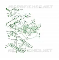 BRAS OSCILLANT pour Kawasaki KSF250 1998