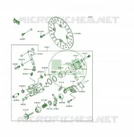 FREIN ARRIERE pour Kawasaki KSF250 1998